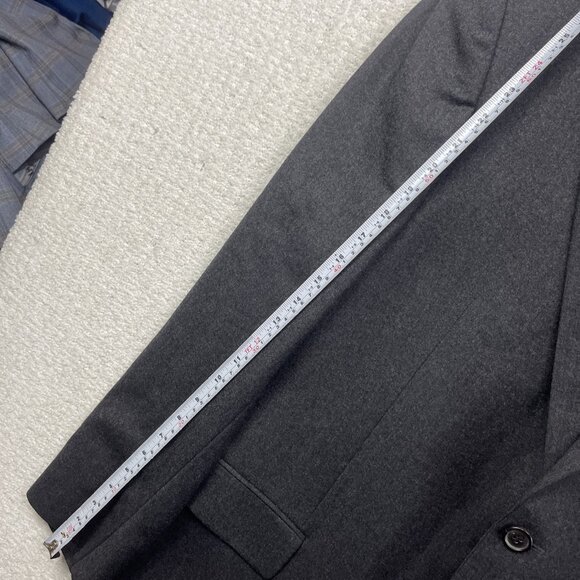 Boss Hugo Boss Blazer Mens 54 Lane Borgosesia Cashmere / Wool Suit Jacket Grey - Picture 9 of 16